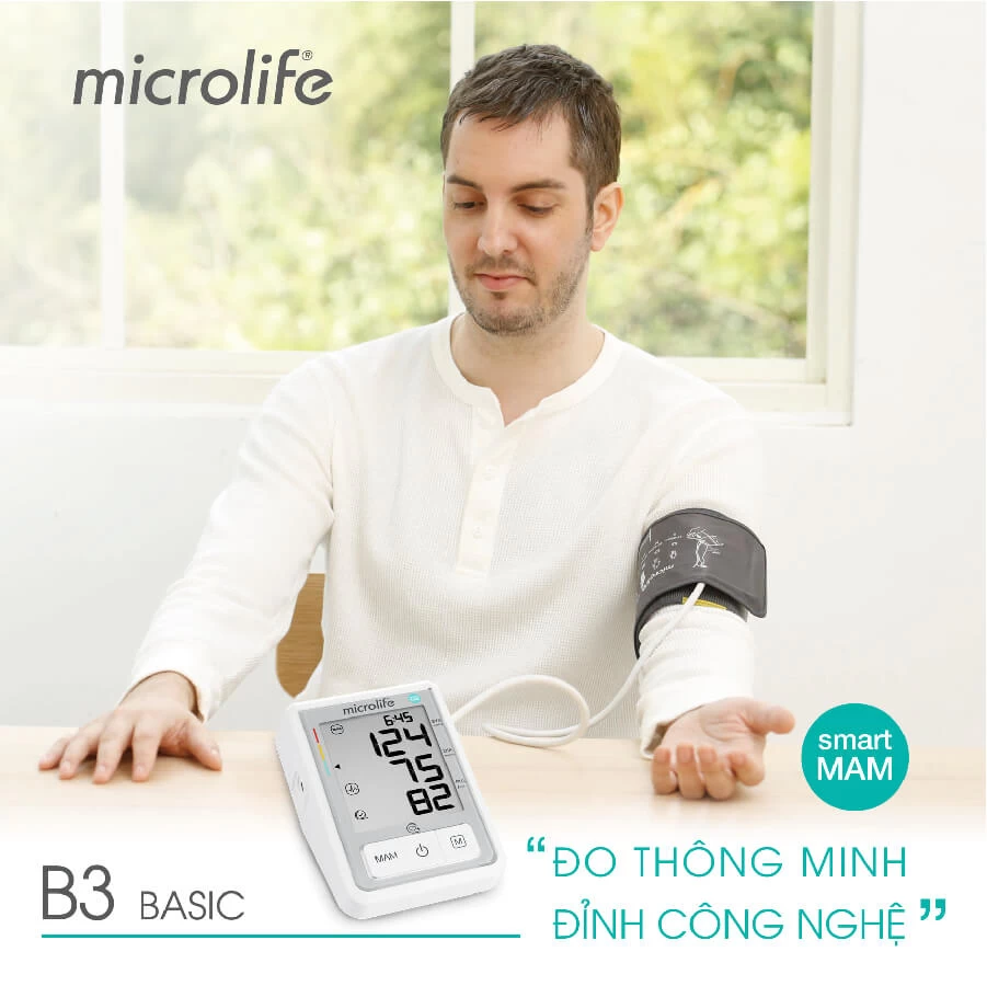 Máy đo huyết áp tự động Microlife B3 Basic