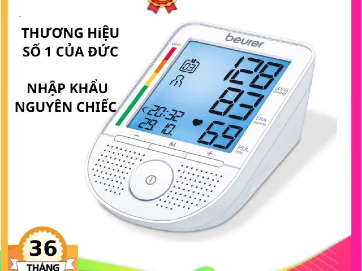 M&aacute;y đo huyết &aacute;p bắp tay c&oacute; giọng n&oacute;i Beurer BM49