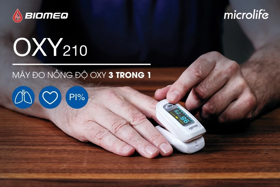 OXY 210 – Máy đo nồng độ Oxy trong máu