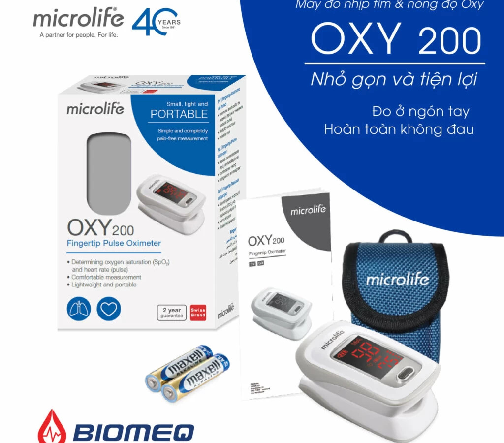 OXY 200 – Máy đo nồng độ Oxy trong máu