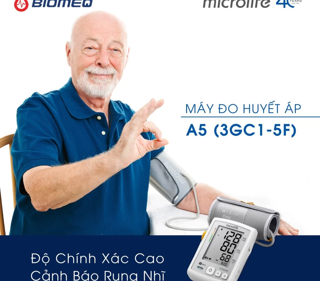 Máy đo huyết áp bắp tay Microlife A5 BP 3GC1-5F